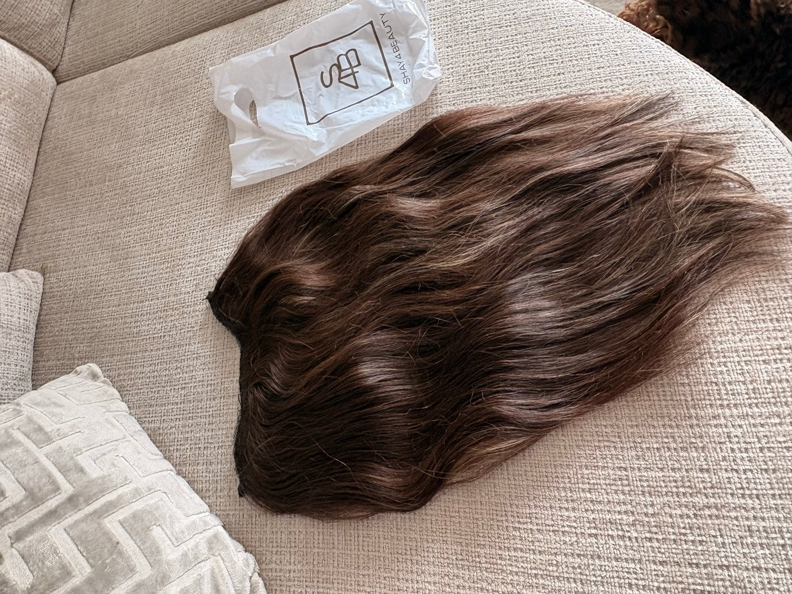 Shay4beauty U-part wig, Ophalen, Zo goed als nieuw, Pruik of Haarverlenging