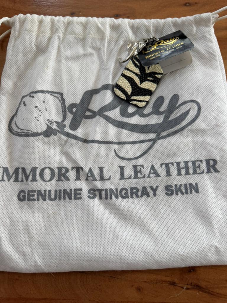 Tas van stingray leer, Ophalen of Verzenden, Zo goed als nieuw, Schoudertasje