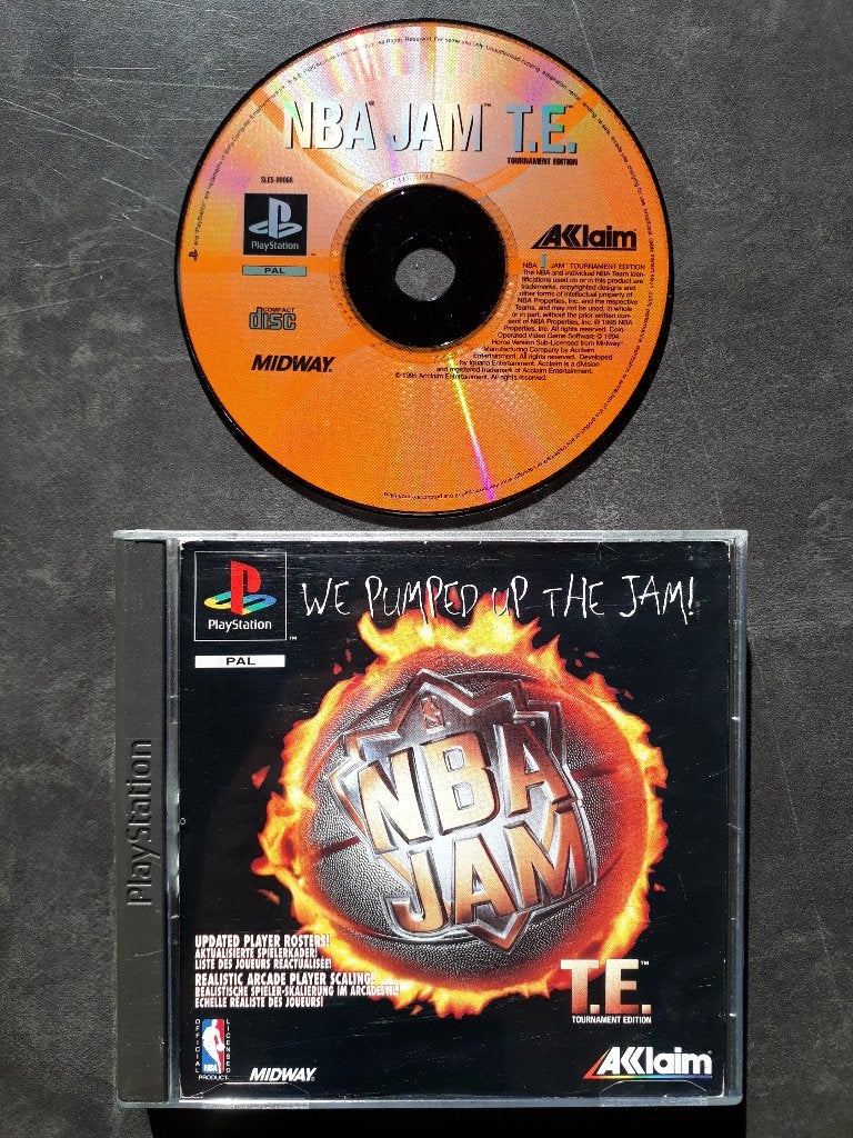 PS1 - NBA Jam T.E - PlayStation 1 Basketbal Spel, Spelcomputers en Games, Ophalen of Verzenden, Zo goed als nieuw, Sport, 3 spelers of meer