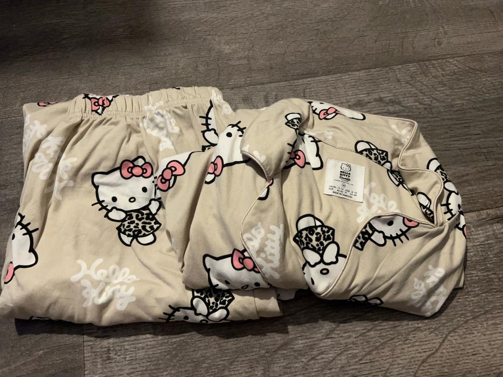 Hello Kitty pyjama, maat M, Ophalen of Verzenden, Zo goed als nieuw, Maat 38/40 (M)
