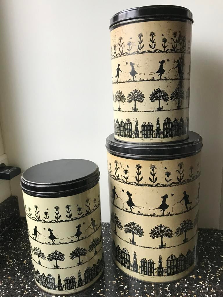 3 Vintage Tomado blikken, Verzamelen, Blikken, Ophalen of Verzenden, Gebruikt, Overige