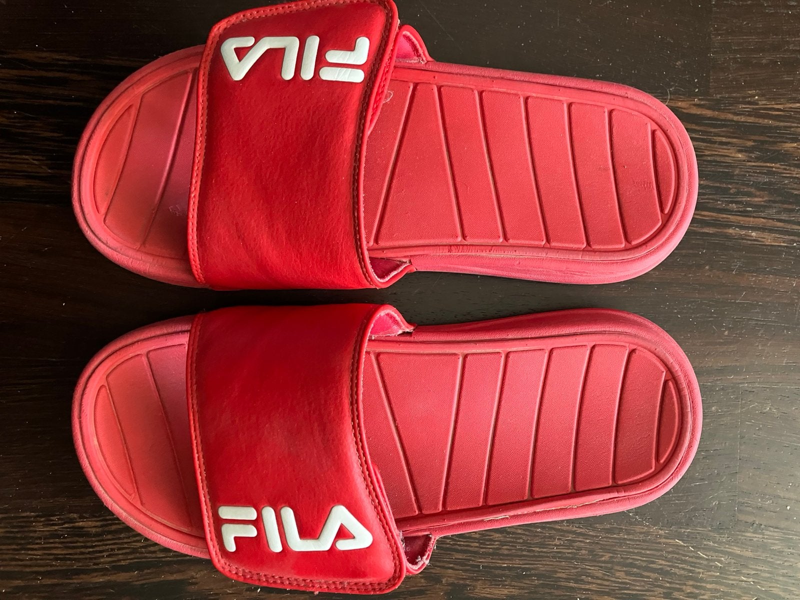 Rode badslippers Fila maat 40 heren, Ophalen of Verzenden, Overige maten, Rood