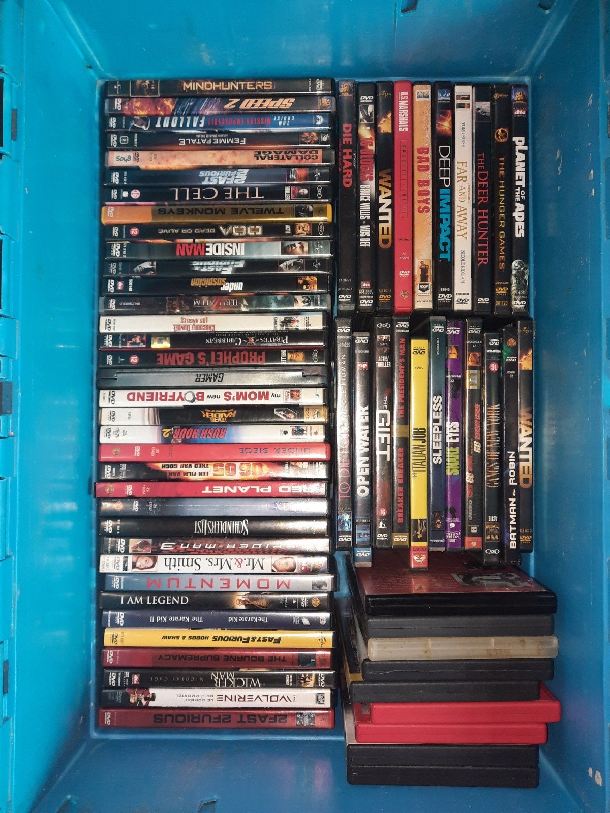 70 Divers DVD films - Actie, Thriller, BLock busters, Gebruikt, Vanaf 16 jaar, Nederlands, Actie
