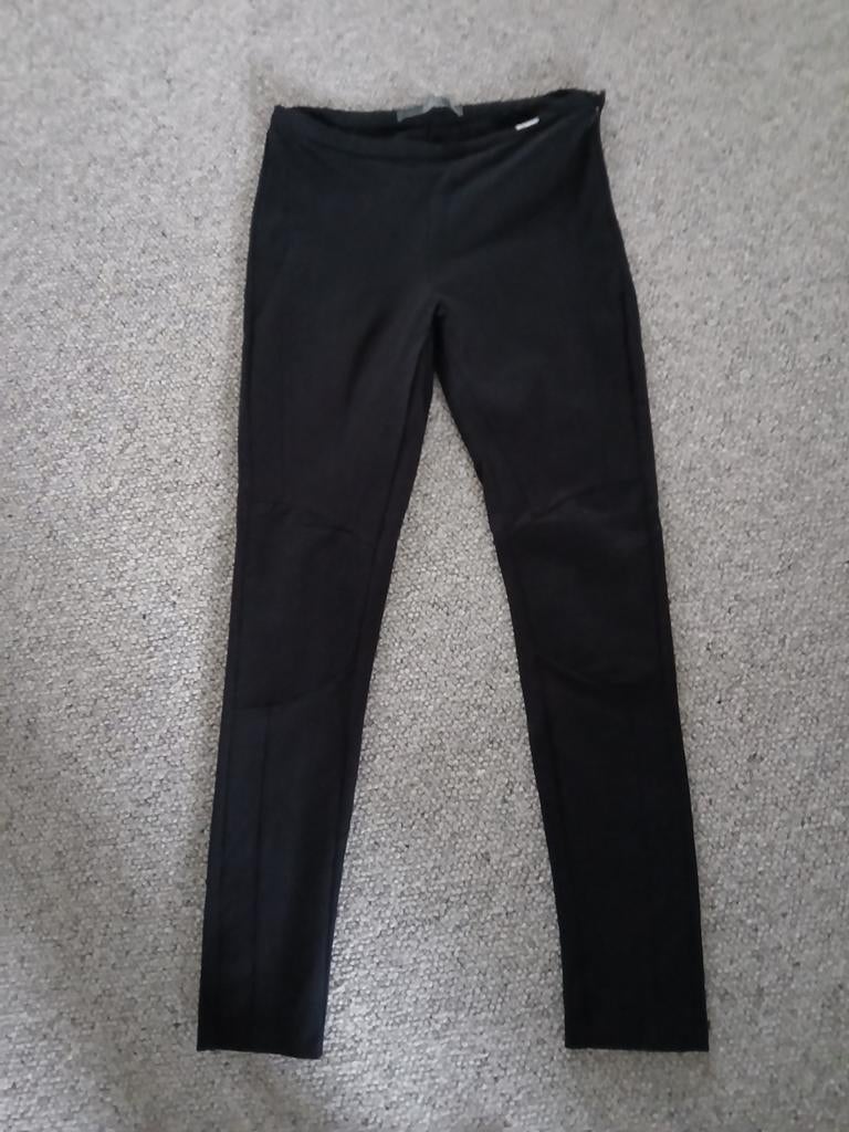 Guess zwarte broek/skinny/pantalon +kniestukken mt M izgs, Maat 38/40 (M), Guess, Zwart, Ophalen of Verzenden