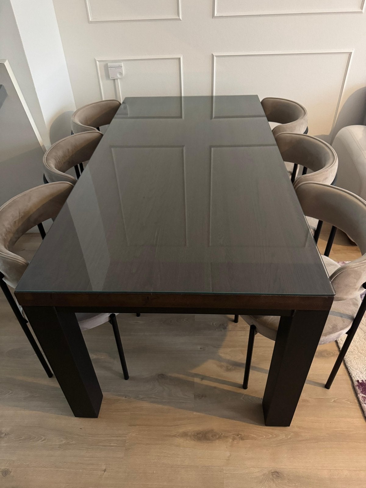Eettafel + salon tafel in goede staat, Ophalen of Verzenden, Zo goed als nieuw, Rechthoekig, 50 tot 100 cm