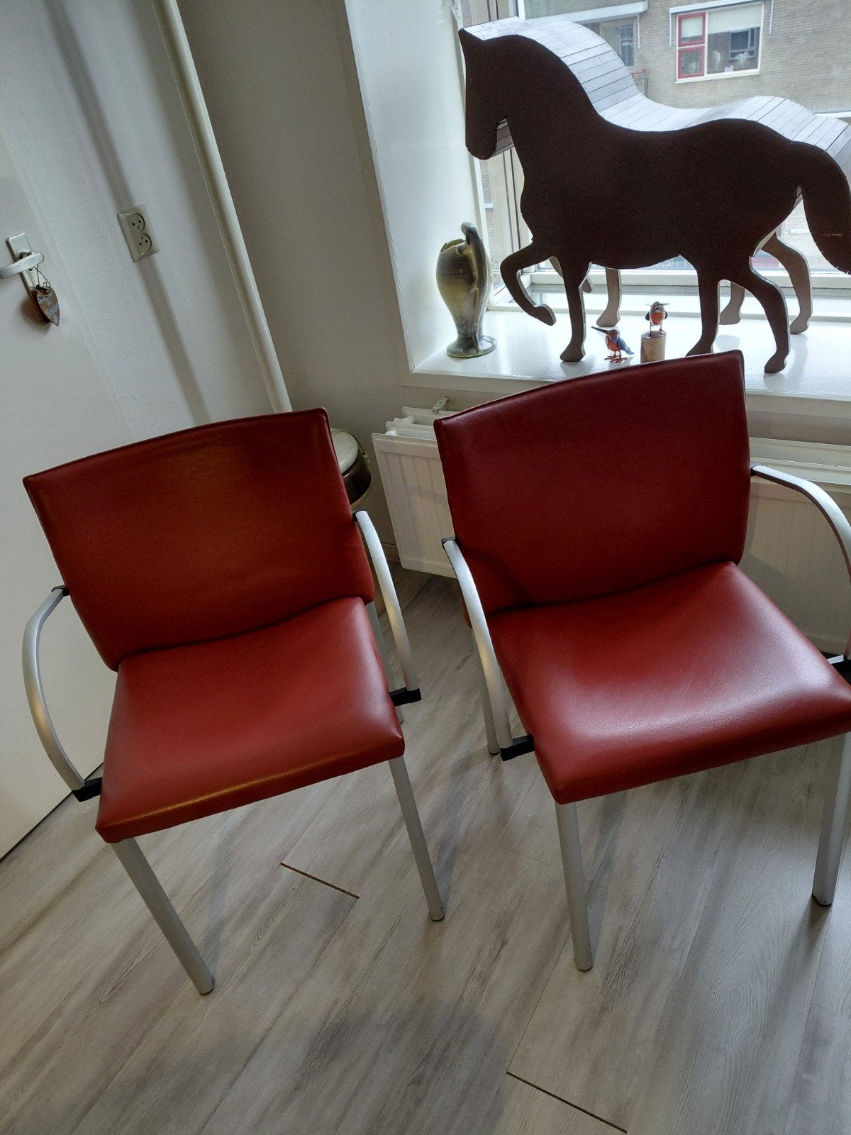 Leolux desing stoelen, Ophalen, Gebruikt, Twee, Desing