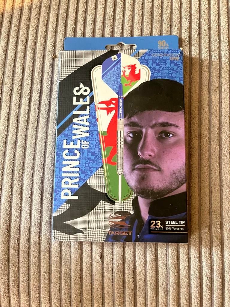 Target Darts Prince of Wales 23g Steel Tip Darts, Ophalen of Verzenden, Nieuw, Pijlen