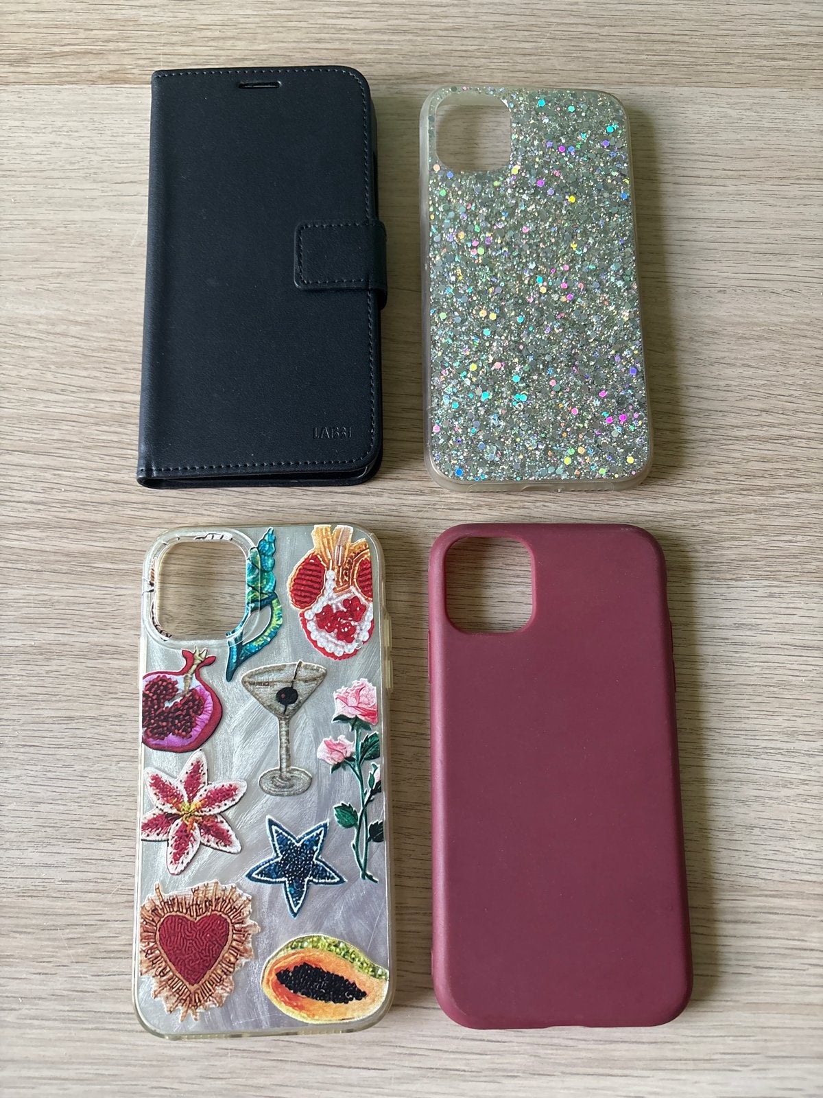 iPhone 11 Hoesjes - Set van 4, Kunststof, IPhone 11, Gebruikt, Overige merken