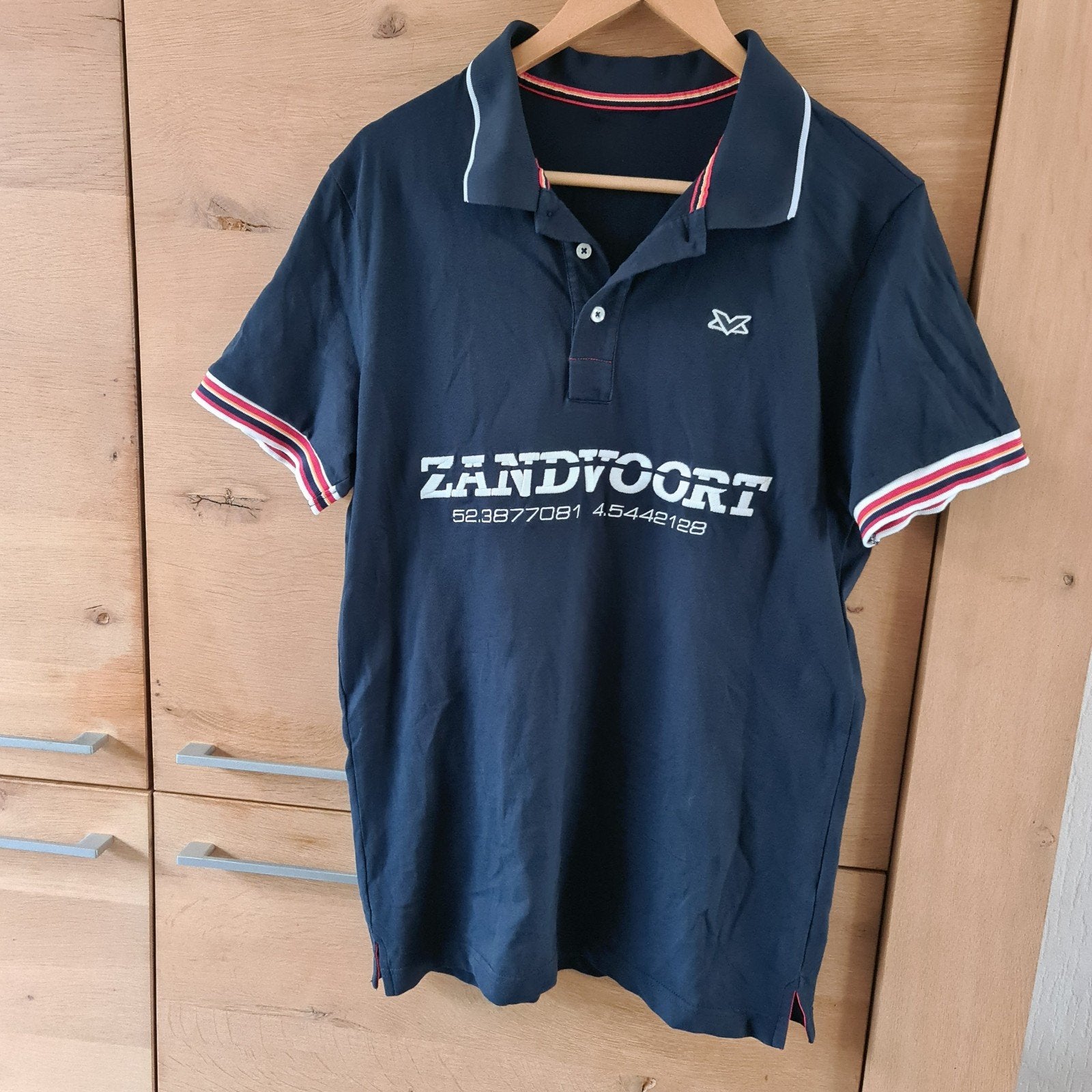 Zandvoort polo shirt, Maat 38/40 (M), Blauw, Ophalen of Verzenden, Zo goed als nieuw