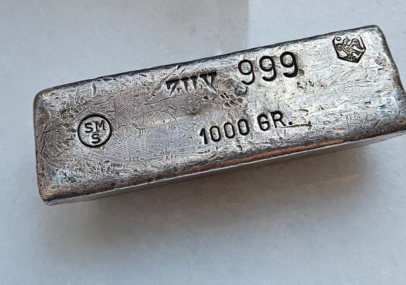 1 kilo schöne zilverbaar, Ophalen of Verzenden, Zilver