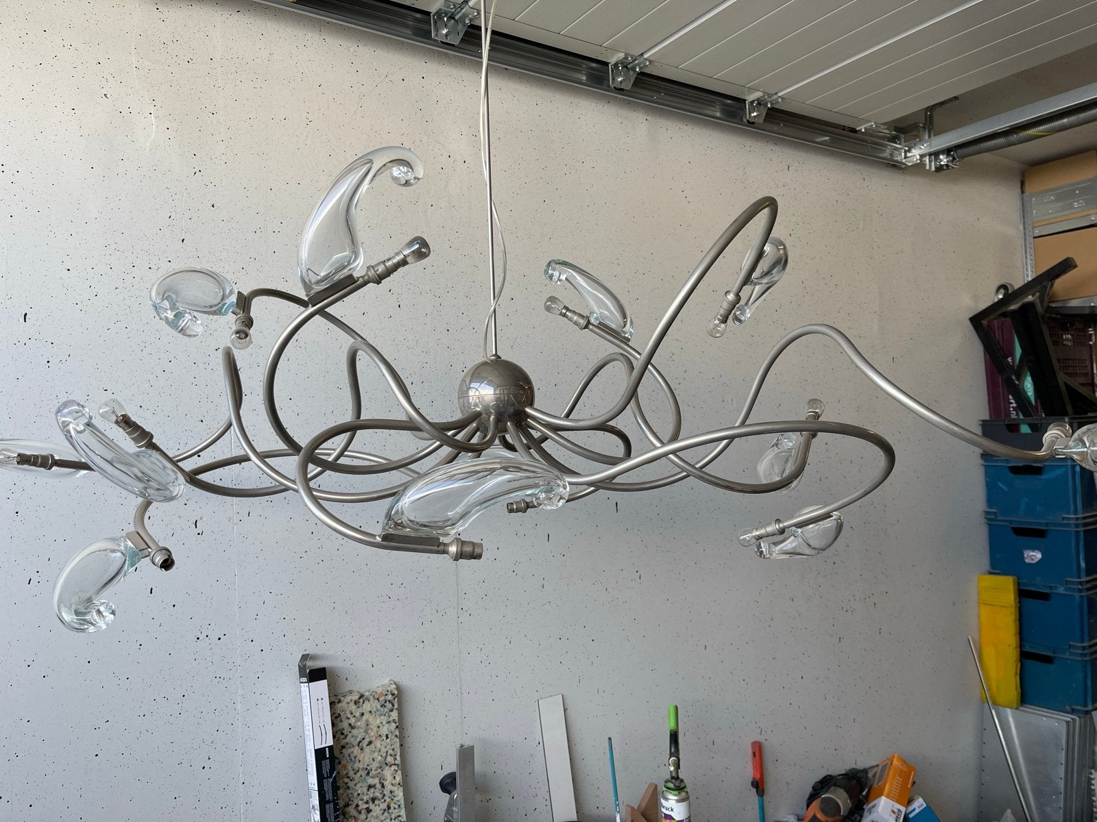 Maroeska Metz Trevi Kroonluchter - Design Verlichting, Ophalen, Zo goed als nieuw, Metaal