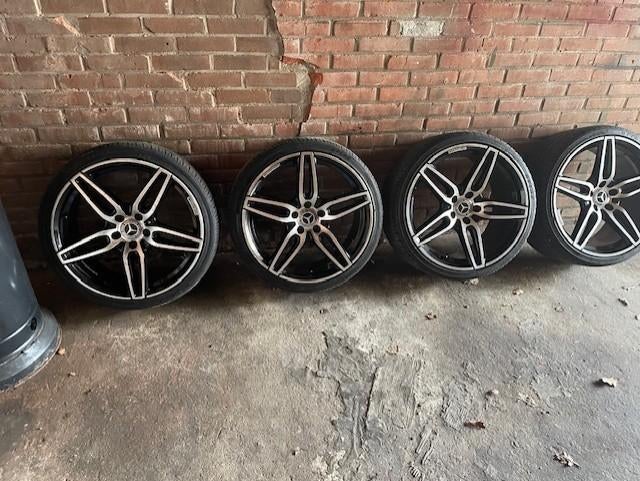 mercedes velgen met banden, Gebruikt, 255 mm, Banden en Velgen, Personenwagen