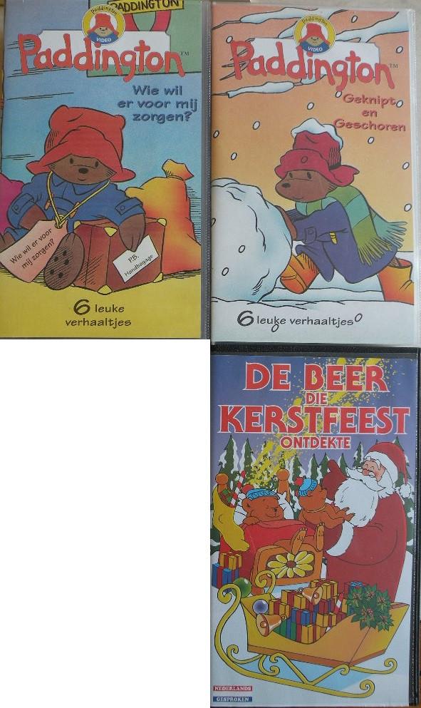 Video's/kinderfilms met beren. O.a. Paddington., Cd's en Dvd's, VHS | Kinderen en Jeugd, Alle leeftijden, Ophalen of Verzenden