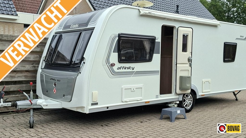 Elddis Affinity 550 incl. Queensbed,Mover,Lfl, Standaardzit, Elddis, Bedrijf, 5 tot 6 meter