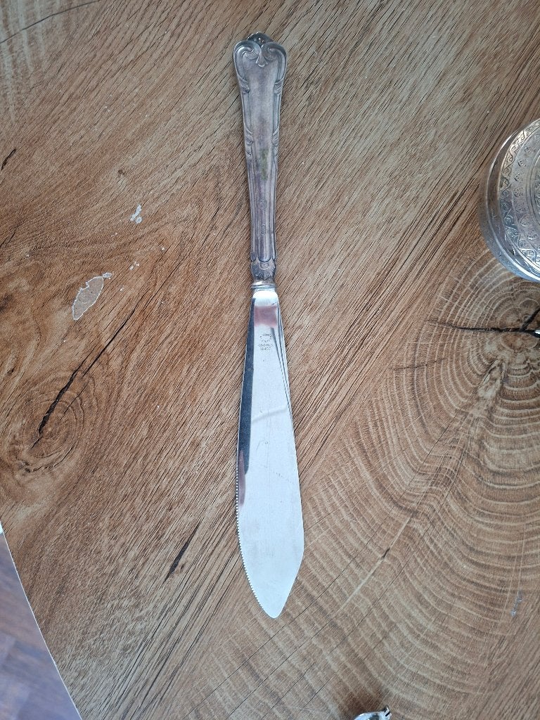 Zilveren mes Deens, Ophalen of Verzenden, Zilver