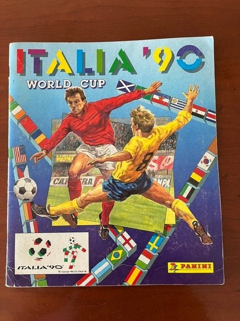 Panini Italia 90, Verzenden, Zo goed als nieuw, Buitenlandse clubs, Poster, Plaatje of Sticker