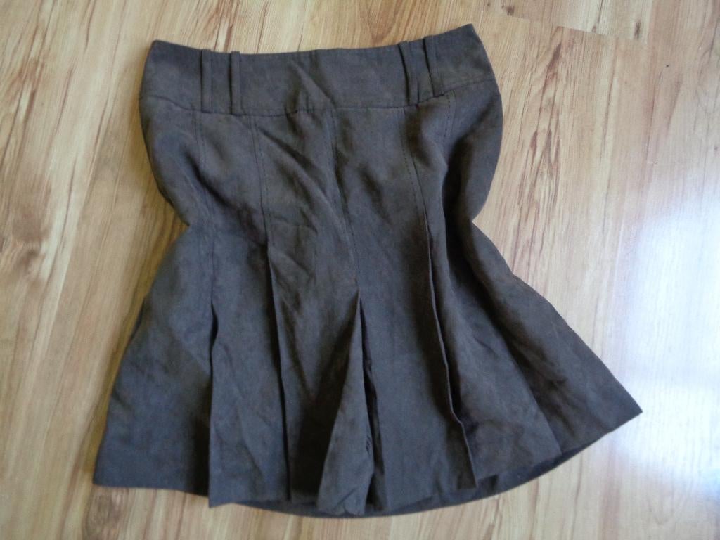 Dames Suede Imitatatie Rok mt 36, Kleding | Dames, Rokken, Bruin, Ophalen of Verzenden, Zo goed als nieuw, Maat 36 (S)