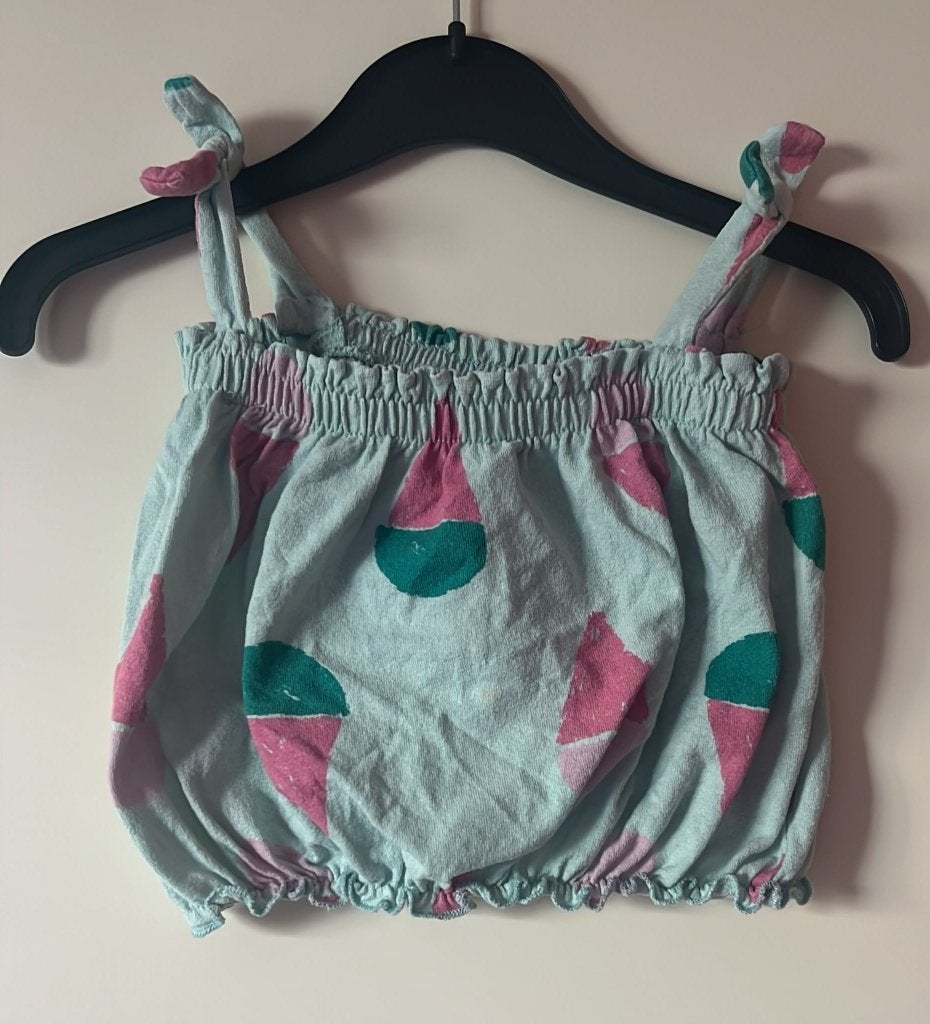 Zara crop top maat 86, Meisje, Ophalen of Verzenden, Zo goed als nieuw, Shirtje of Longsleeve