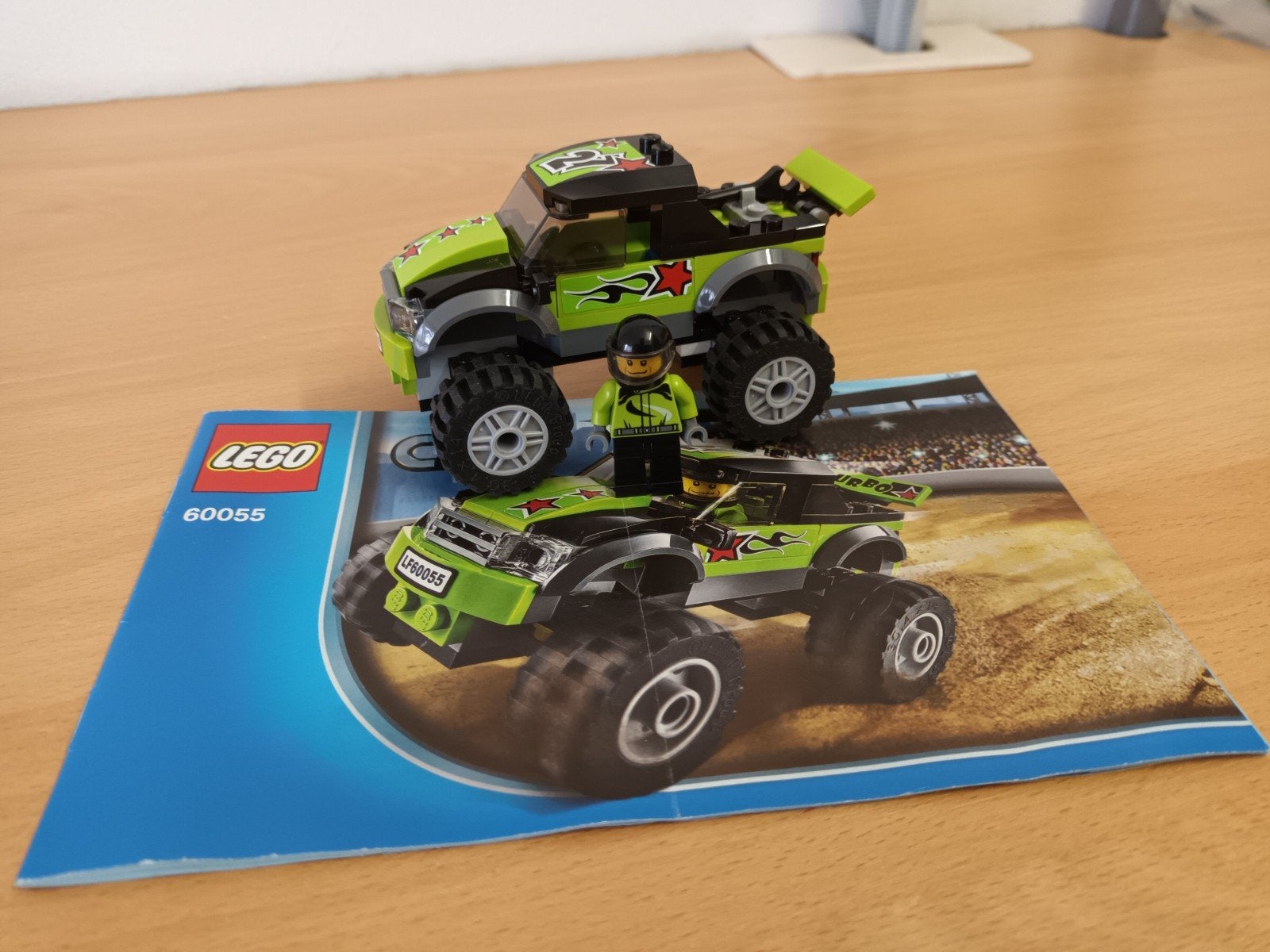 Lego city 60055 monstertruck, Ophalen of Verzenden, Zo goed als nieuw