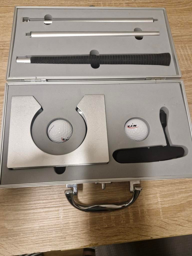 Draagbare Golf Putter Set in Koffer, Sport en Fitness, Ophalen, Gebruikt, Set, Overige merken