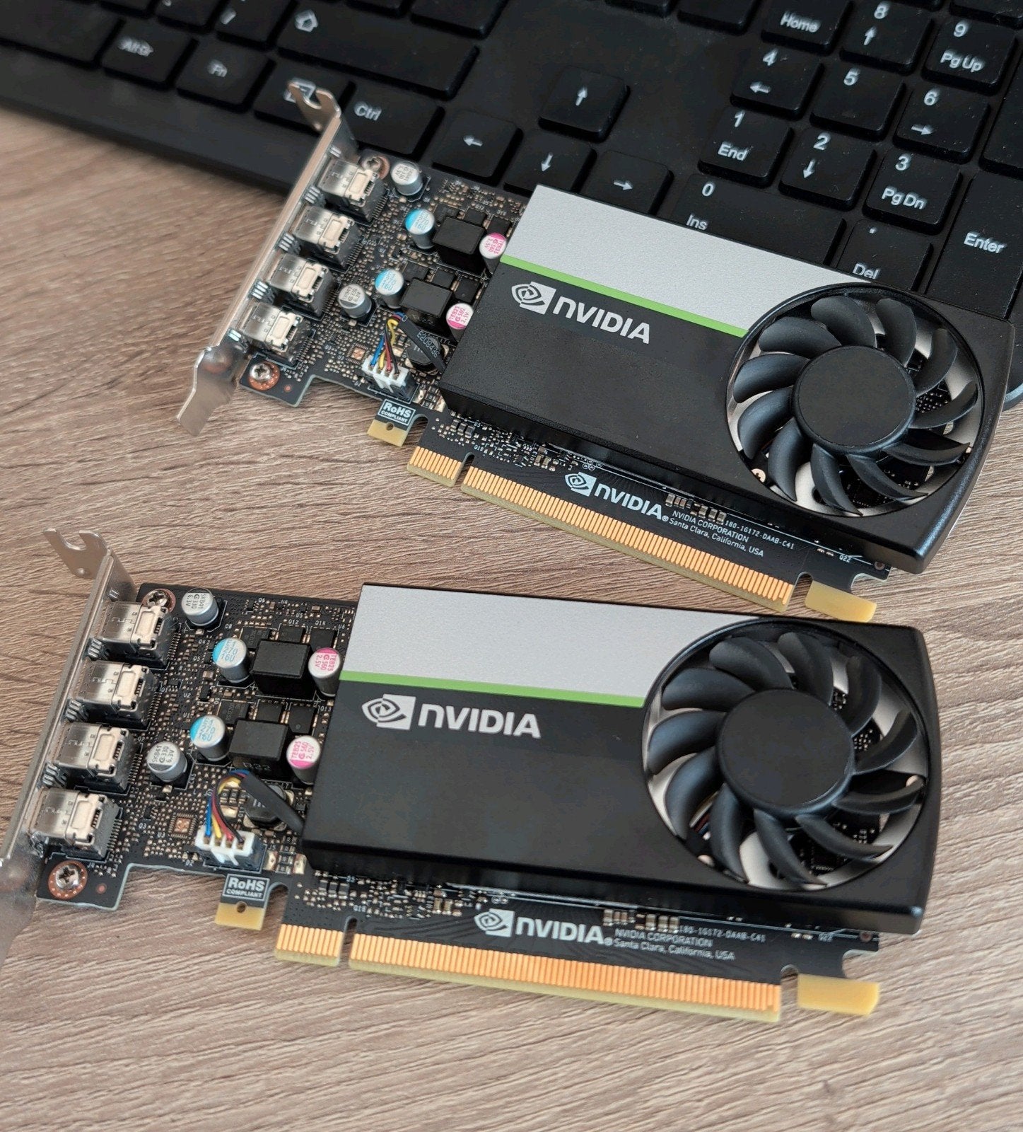 2x NVIDIA T1000 Videokaart Single Slot, Computers en Software, Videokaarten, PCI-Express 3, GDDR6, Ophalen of Verzenden, Zo goed als nieuw