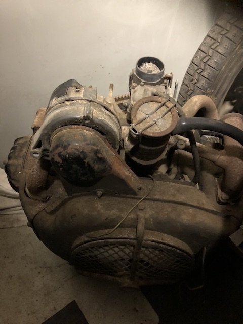 Citroën 2cv4 motor en bak 435cc jaren 70, Ophalen, Gebruikt, Citroën