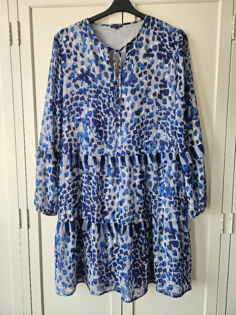 Caroline Biss jurk maat 44 zgan, Kleding | Dames, Blauw, Maat 42/44 (L), Ophalen of Verzenden, Zo goed als nieuw