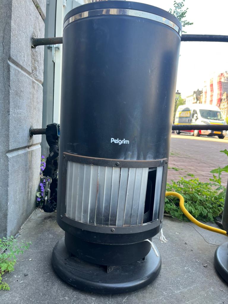 Pelgrim Bambino 70T Gaskachel, Gebruikt, Gas, Ophalen of Verzenden, Vrijstaand