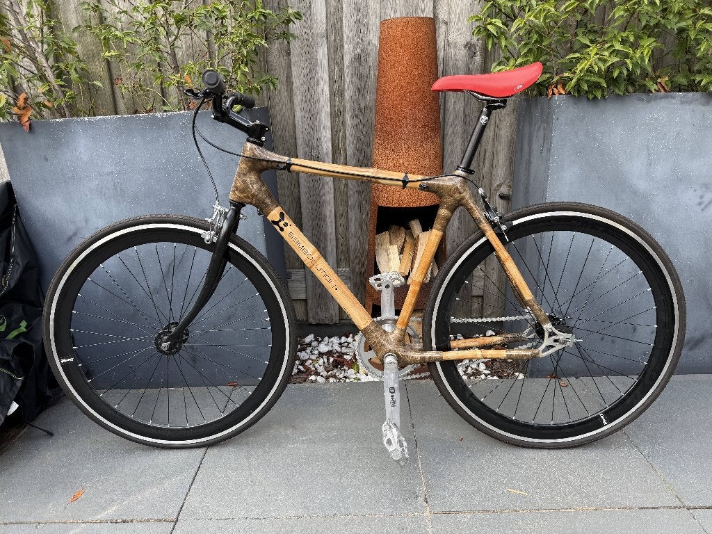 Bamboolution bamboe fiets (bamboo bike), Velgrem, Nieuw, 50 tot 53 cm, Ophalen
