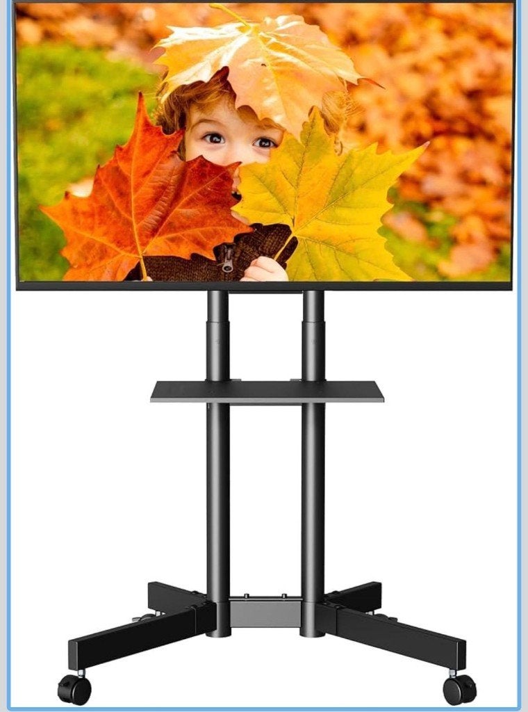 Bontec verrijdbare TV standaard voor 32-85 inch beeldscherm, Ophalen, Zo goed als nieuw