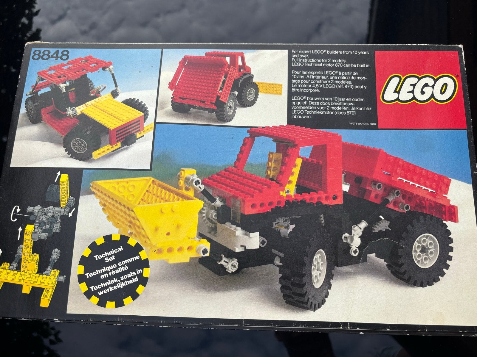 Lego Technic 8848 Power Truck uit 1984 - Compleet met doos, Gebruikt, Verzenden, Lego, Complete set
