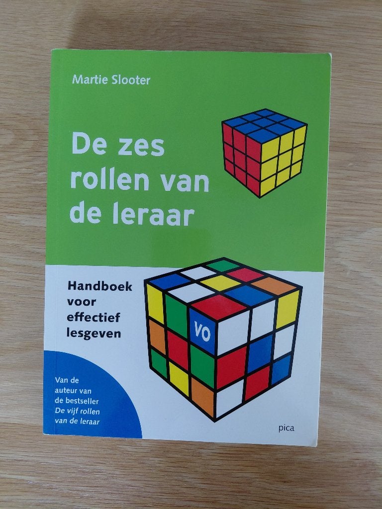 De zes rollen van de leraar, Boeken, Studieboeken en Cursussen, Zo goed als nieuw, Alpha, Martie Slooter, HBO