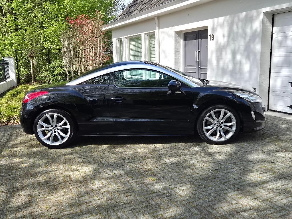 Peugeot RCZ 1.6 THP 200 2013 Zwart, Auto's, Peugeot, Voorwielaandrijving, 1272 kg, 15 km/l, Zwart