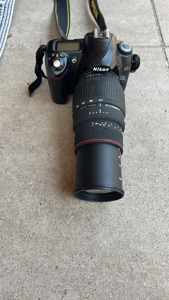 Nikon D50 camera, 18-55mm Nikon & 70-300mm Sigma Telelens, Audio, Tv en Foto, Ophalen, Gebruikt, Overige typen, Nikon