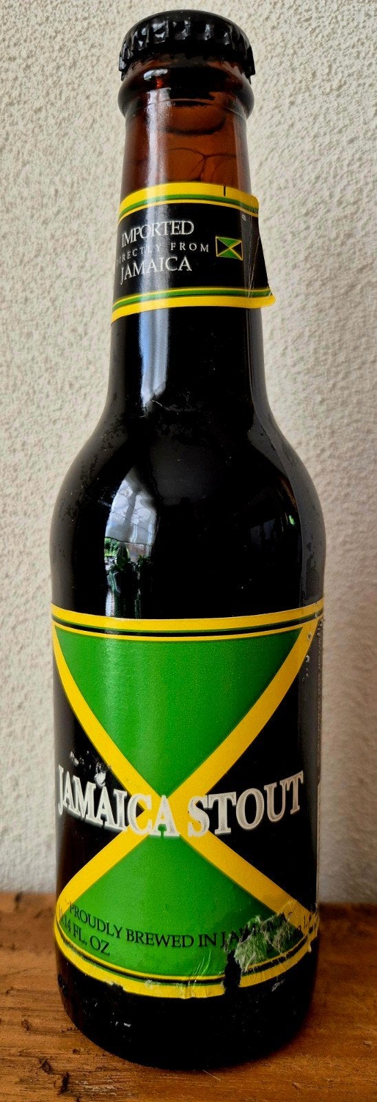 aparte volle fles bier JAMAICA Stout kINGSTON 8 % 2005, Ophalen of Verzenden, Zo goed als nieuw, Flesje(s), Overige merken