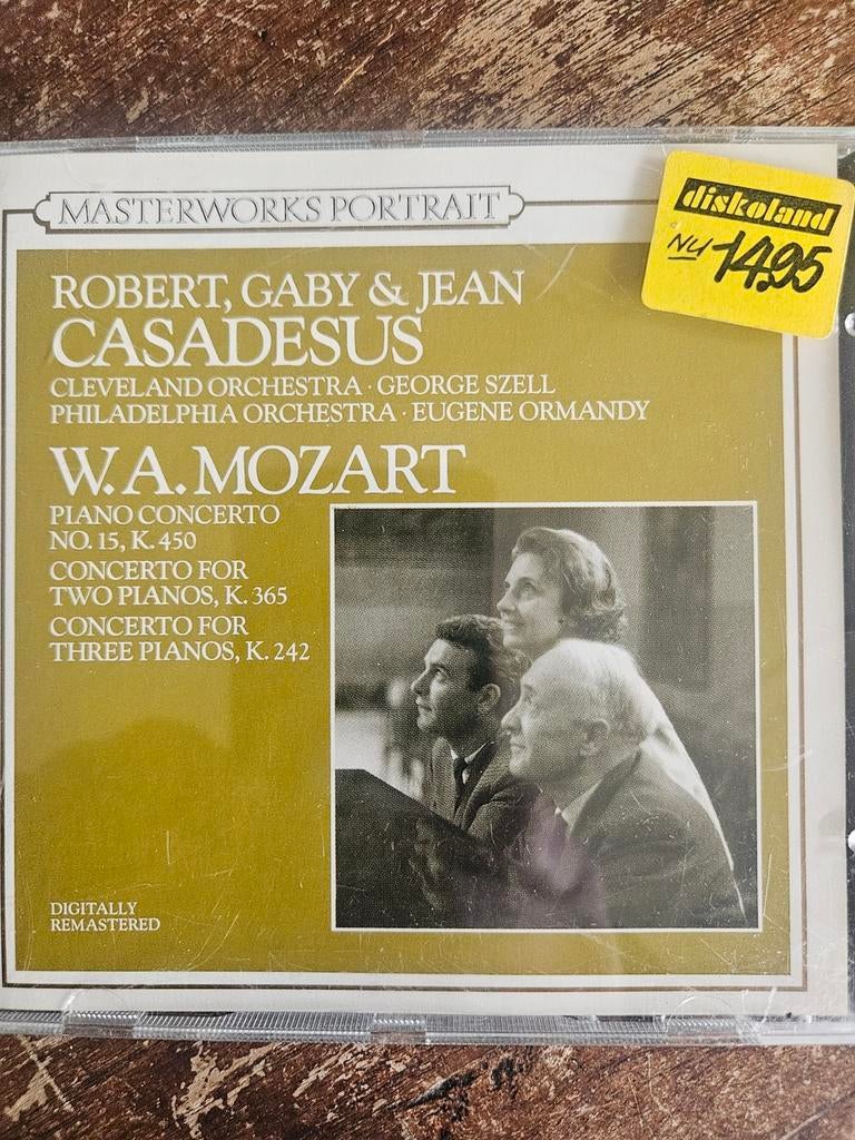 W.A. Mozart: Pianoconcerten - Casadesus (CD), Ophalen of Verzenden, Classicisme, Gebruikt, Orkest of Ballet