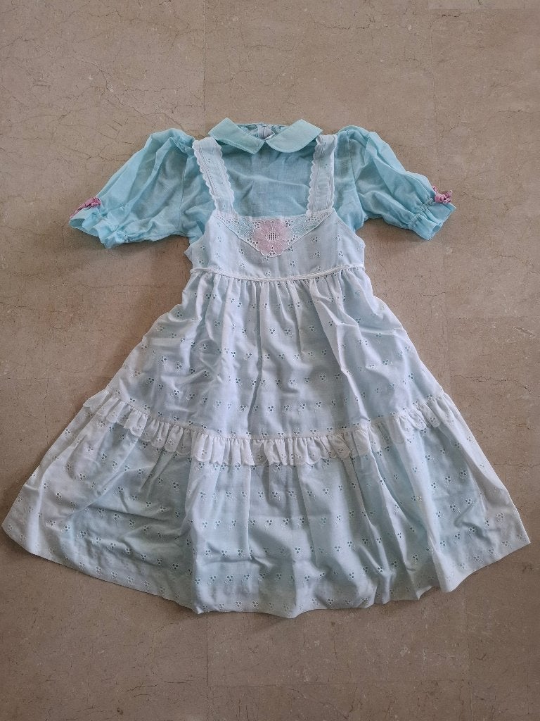 Erg mooi vintage jurkje, bijvoorbeeld: bruidsmeisje communie, Ophalen of Verzenden, Zo goed als nieuw, Meisje, Jurk of Rok