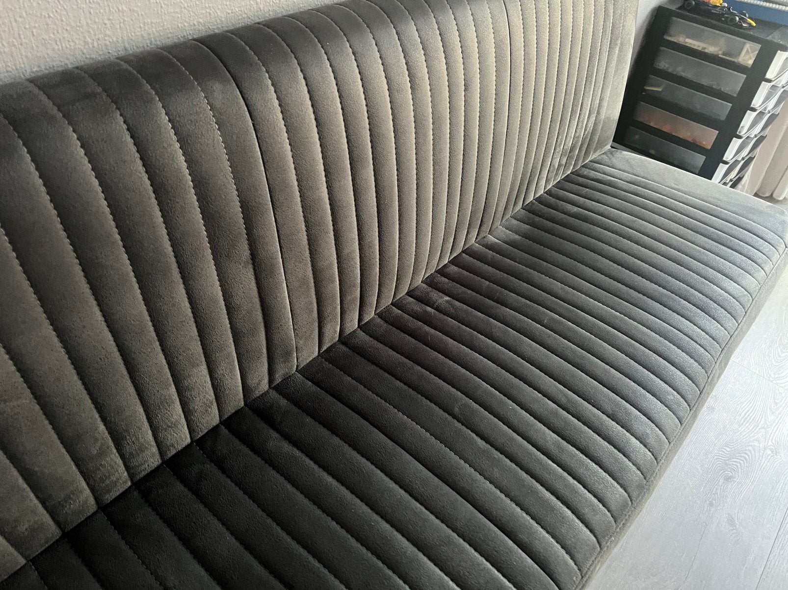 Eethoek bank 155cm breed, Huis en Inrichting, Ophalen, Gebruikt, Minder dan 75 cm, 150 tot 200 cm