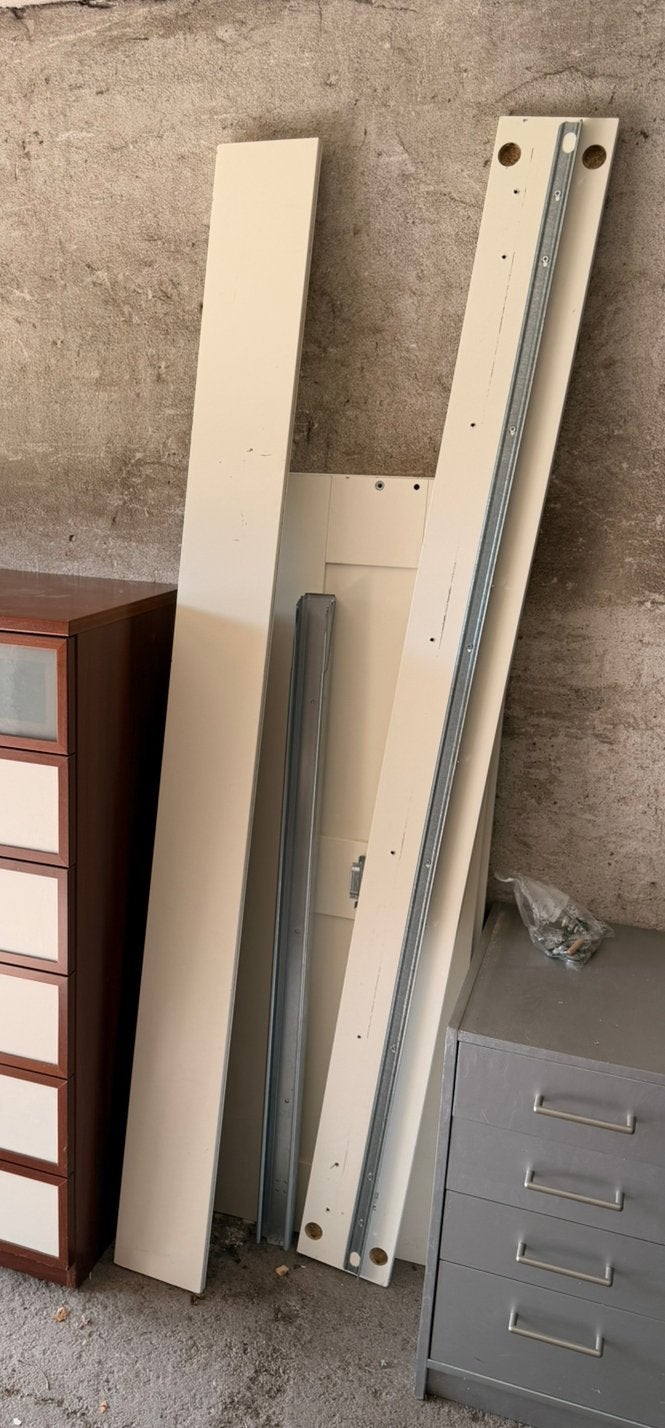 Bedframe Ikea Brimnes 140x200 cm gratis, Huis en Inrichting, Ophalen, Gebruikt, Wit, Tweepersoons