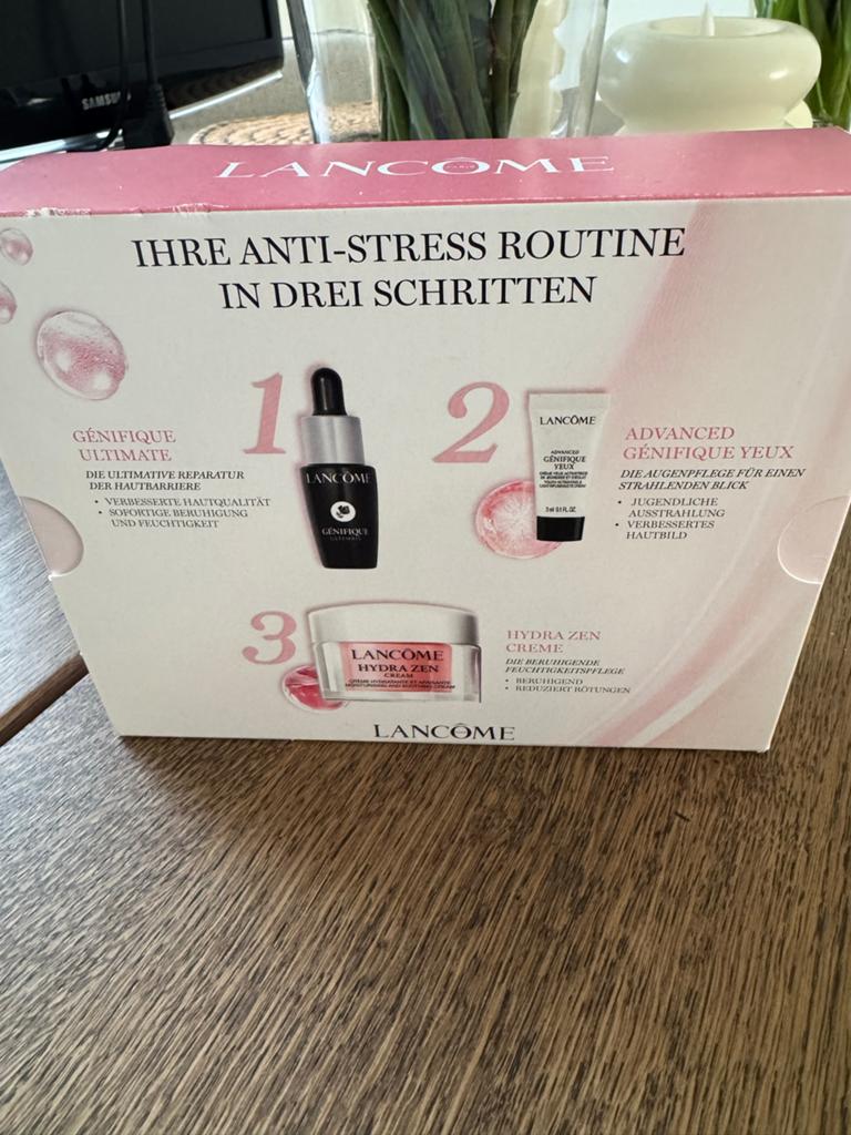 Lancôme Hydra Zen Anti-Stress Routine Set - Nieuw, Ophalen of Verzenden, Zo goed als nieuw, Ogen, Verzorging