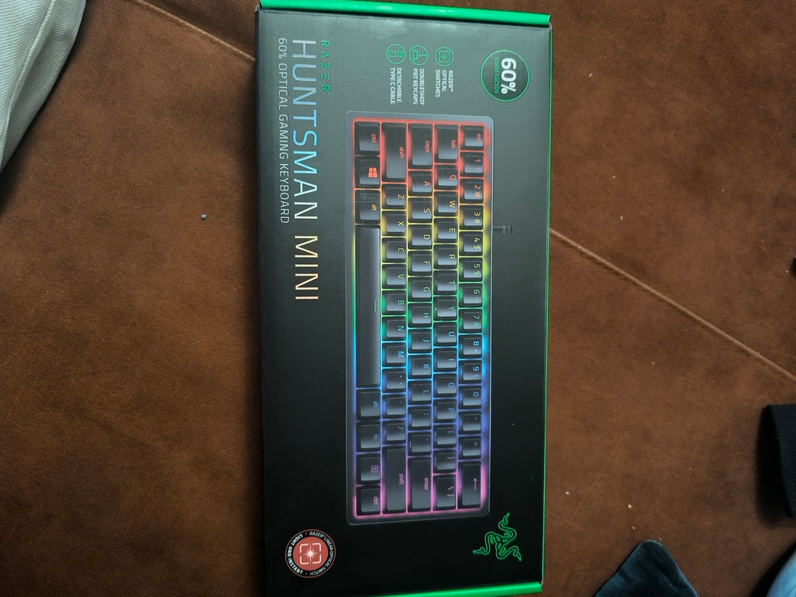 Razer Huntsman Mini,Optisch Gaming Toetsenbord, Computers en Software, Ophalen, Nieuw, Razer, Qwerty