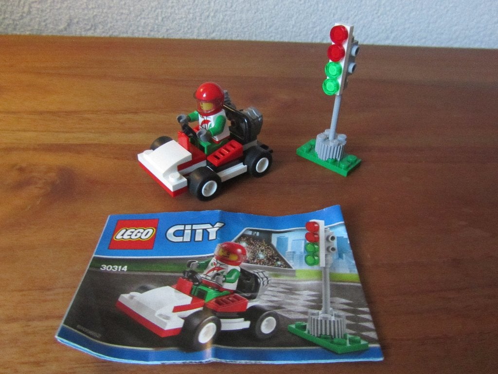 30314 Lego City racekart, Ophalen of Verzenden, Gebruikt, Compleet, Lego