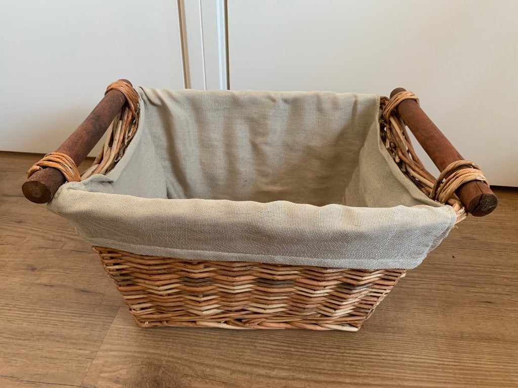 Rieten mand opberg of voor planten, Gebruikt, Mand, Ophalen of Verzenden, Riet