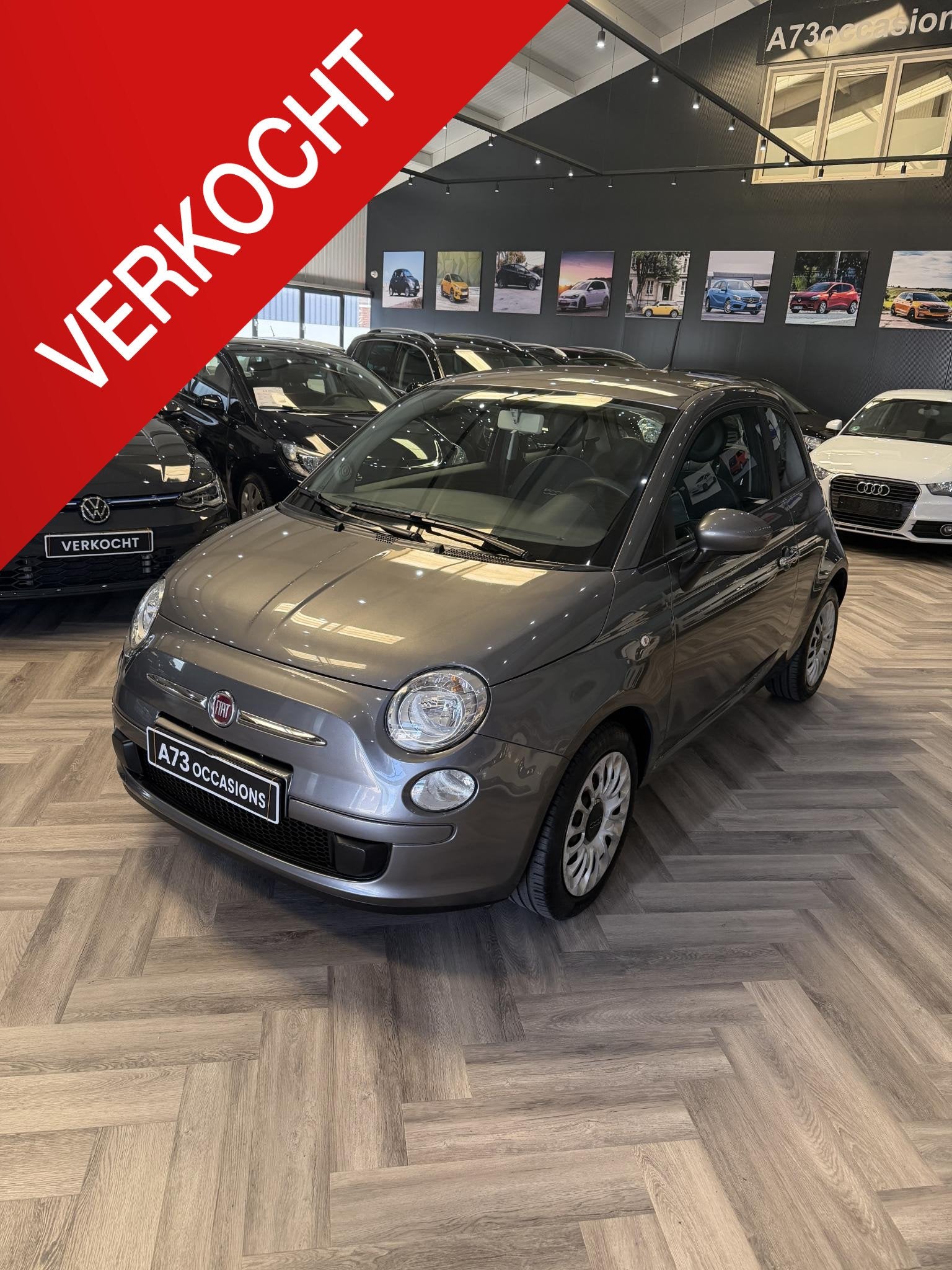 Fiat 500 1.0 TwinAir Pop, Auto's, Voorwielaandrijving, Stof, Gebruikt, Euro 6