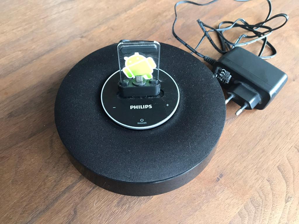 Wekker Klok Philips Fidelio AS111 Docking Station   µh, Ophalen of Verzenden