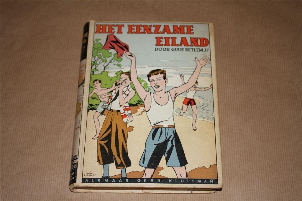 Het eenzame eiland. Guus Betlem. Kluitman 1e dr. 1941., Ophalen of Verzenden, Zo goed als nieuw