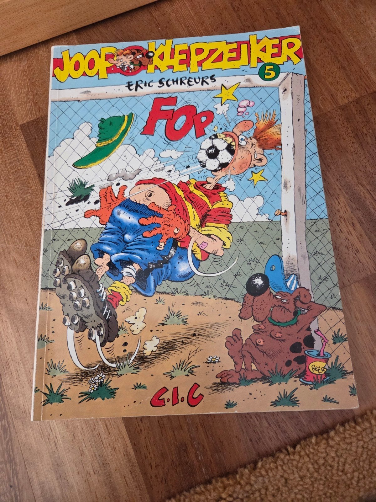 Joop Klepzeiker 5 - Fop door Eric Schreurs, Eén stripboek, Ophalen of Verzenden, Gelezen, Eric Schreurs