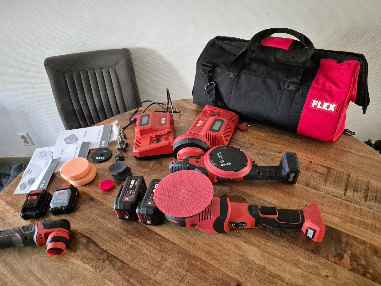 Uitgebreide Polijst/Detailing Set: Flex, Mirka, Rupes, Auto diversen, Ophalen