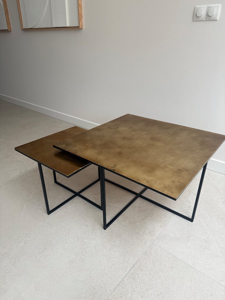 Richmond salontafel - 2 losse tafeltjes, Ophalen, 100 tot 150 cm, 50 tot 100 cm, Zo goed als nieuw