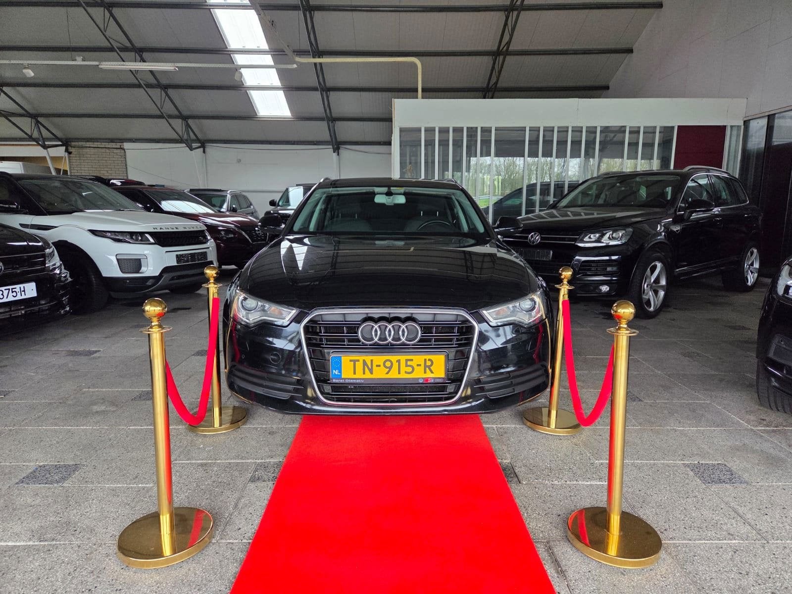Audi A6 Avant 2.0 TDI AUT ULTRA 3X S-Line EURO6! 2014, Auto's, Euro 6, Leder en Stof, Zwart, Diesel